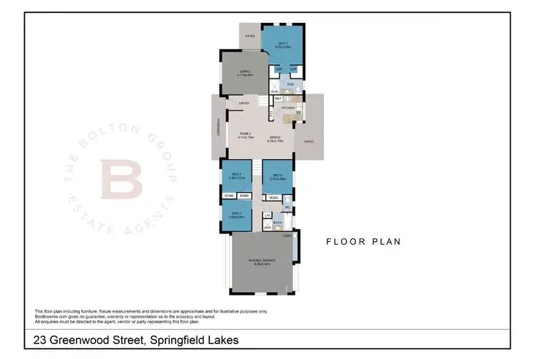 Floorplan of Homely house listing, 23 Greenwood Street, Springfield Lakes QLD 4300