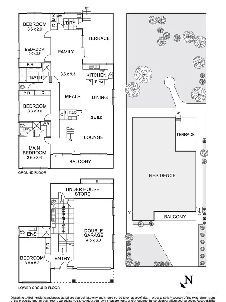 Floorplan of Homely house listing, 186 Thompsons Road, Bulleen VIC 3105