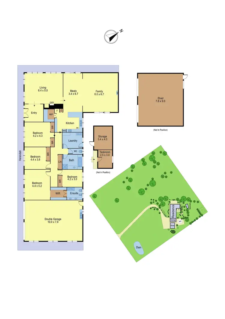 Floorplan of Homely house listing, 254 Sixth Avenue, Eden Park VIC 3757