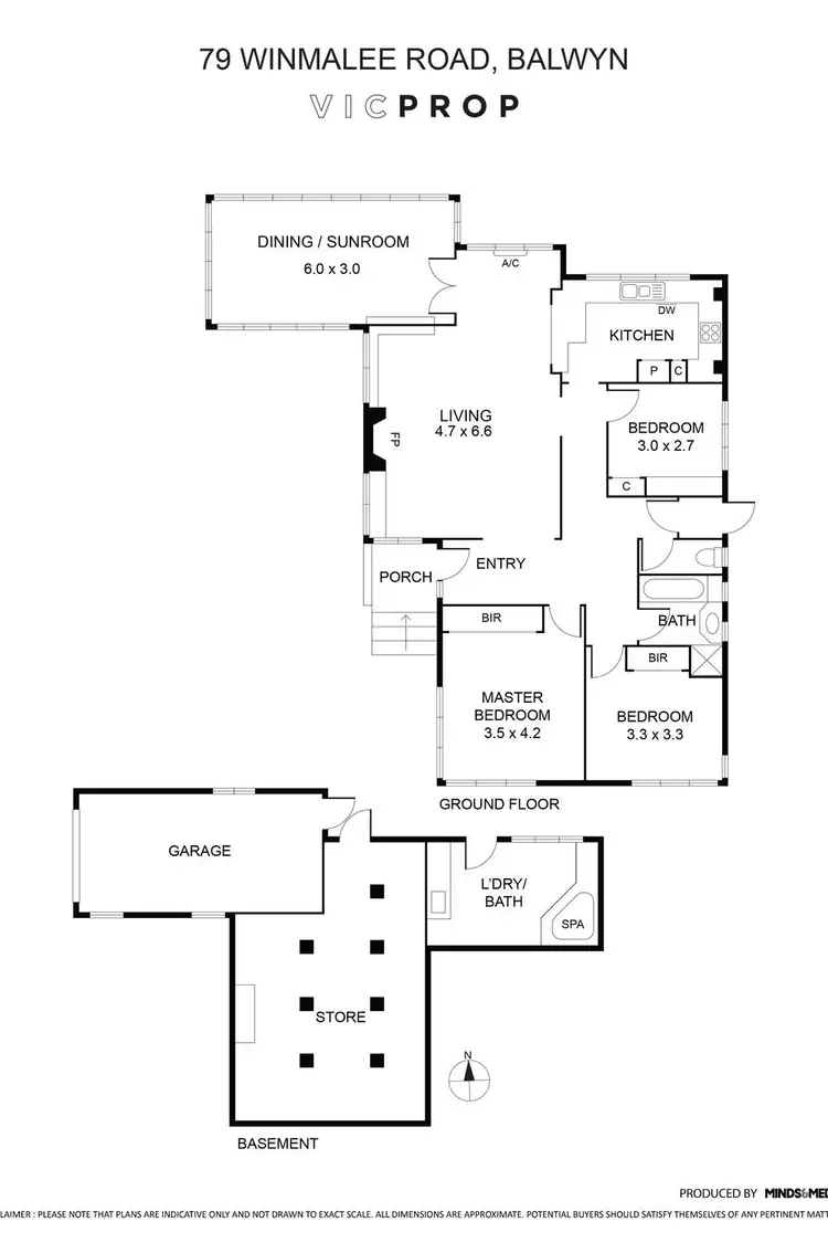 Floorplan of Homely house listing, 79 Winmalee Road, Balwyn VIC 3103