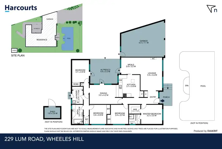 Floorplan of Homely house listing, 229 Lum Road, Wheelers Hill VIC 3150