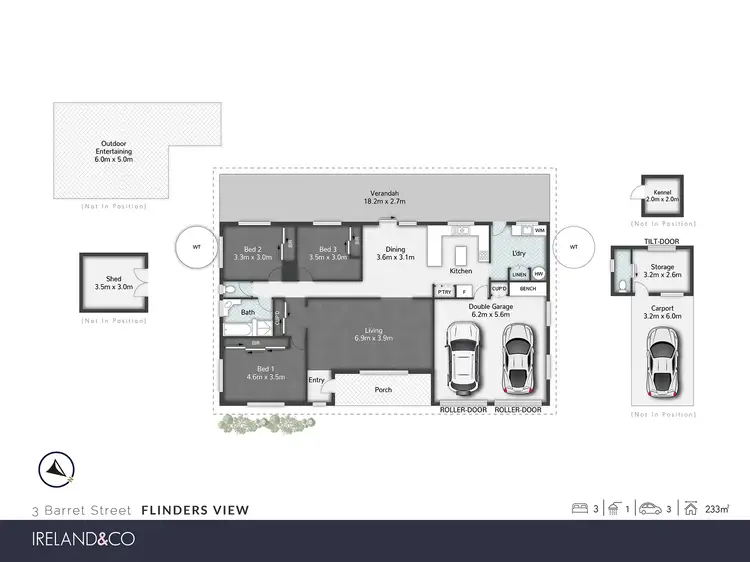Floorplan of Homely house listing, 3 Barret Street, Flinders View QLD 4305