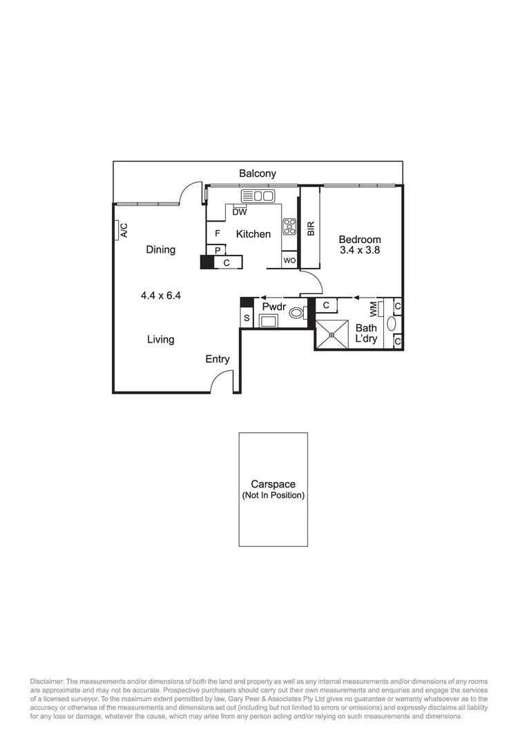 Floorplan of Homely apartment listing, 14/189 Beaconsfield Parade, Middle Park VIC 3206