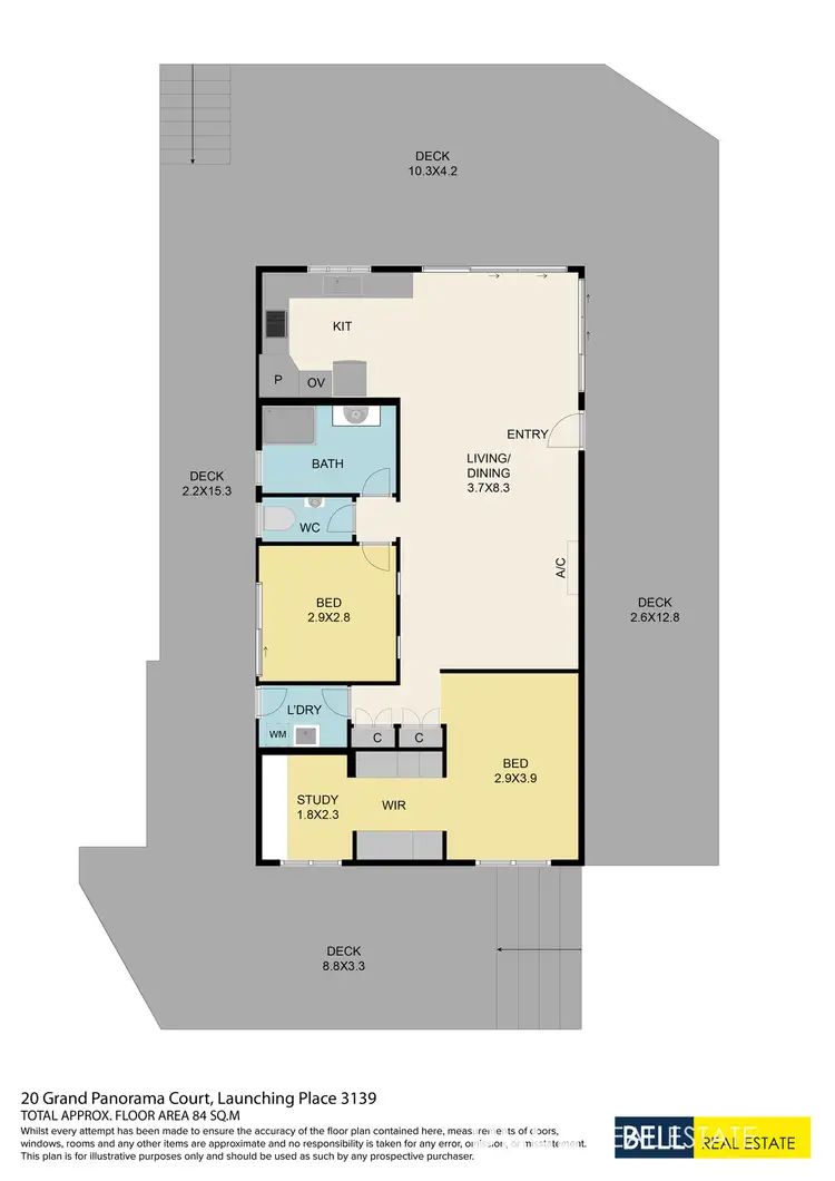 Floorplan of Homely house listing, 20 Grand Panorama Court, Launching Place VIC 3139
