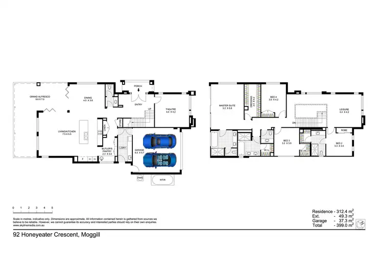 Floorplan of Homely house listing, 92 Honeyeater Crescent, Moggill QLD 4070