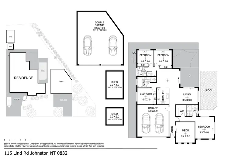 Floorplan of Homely house listing, 115 Lind Road, Johnston NT 832