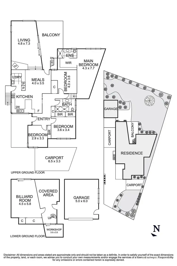 Floorplan of Homely house listing, 14 Boronia Grove, Doncaster East VIC 3109