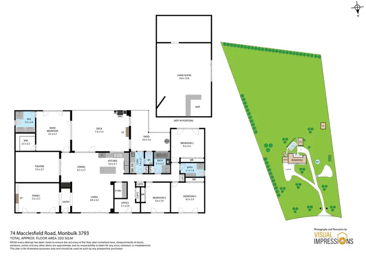 Floorplan of Homely house listing, 74 Macclesfield Road, Monbulk VIC 3793