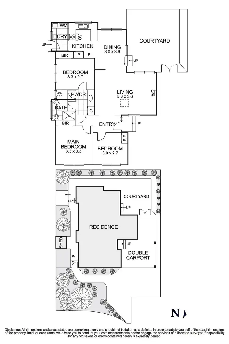 Floorplan of Homely unit listing, 2/11 Woodside Avenue, Ringwood VIC 3134