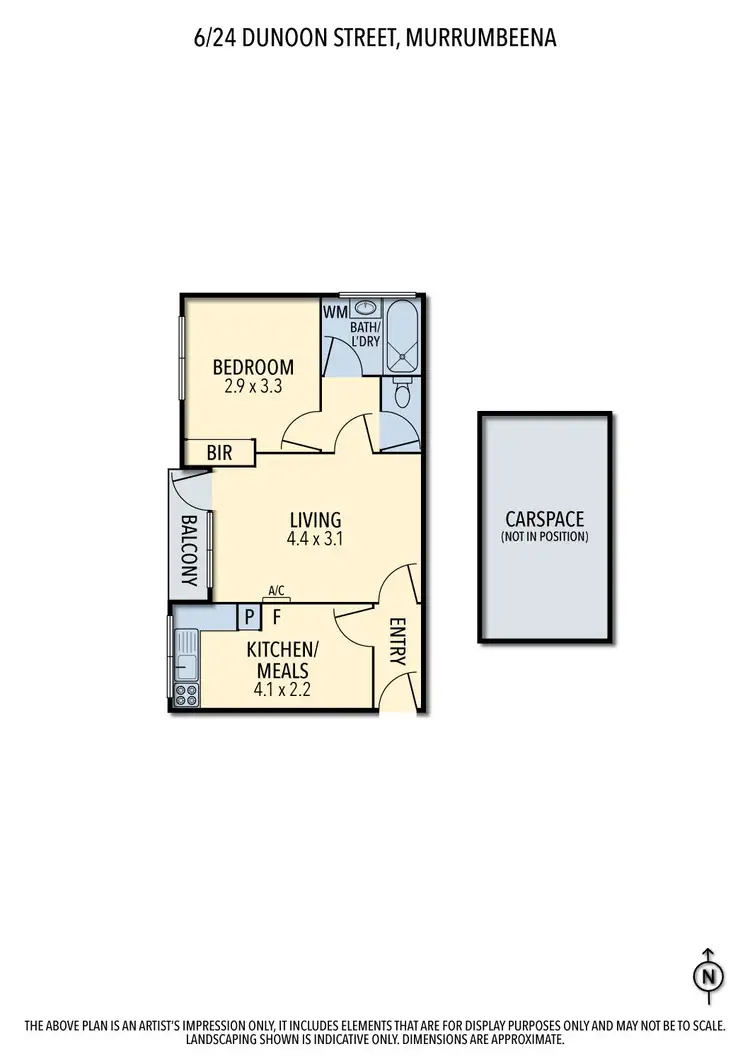 Floorplan of Homely apartment listing, 6/24 Dunoon Street, Murrumbeena VIC 3163