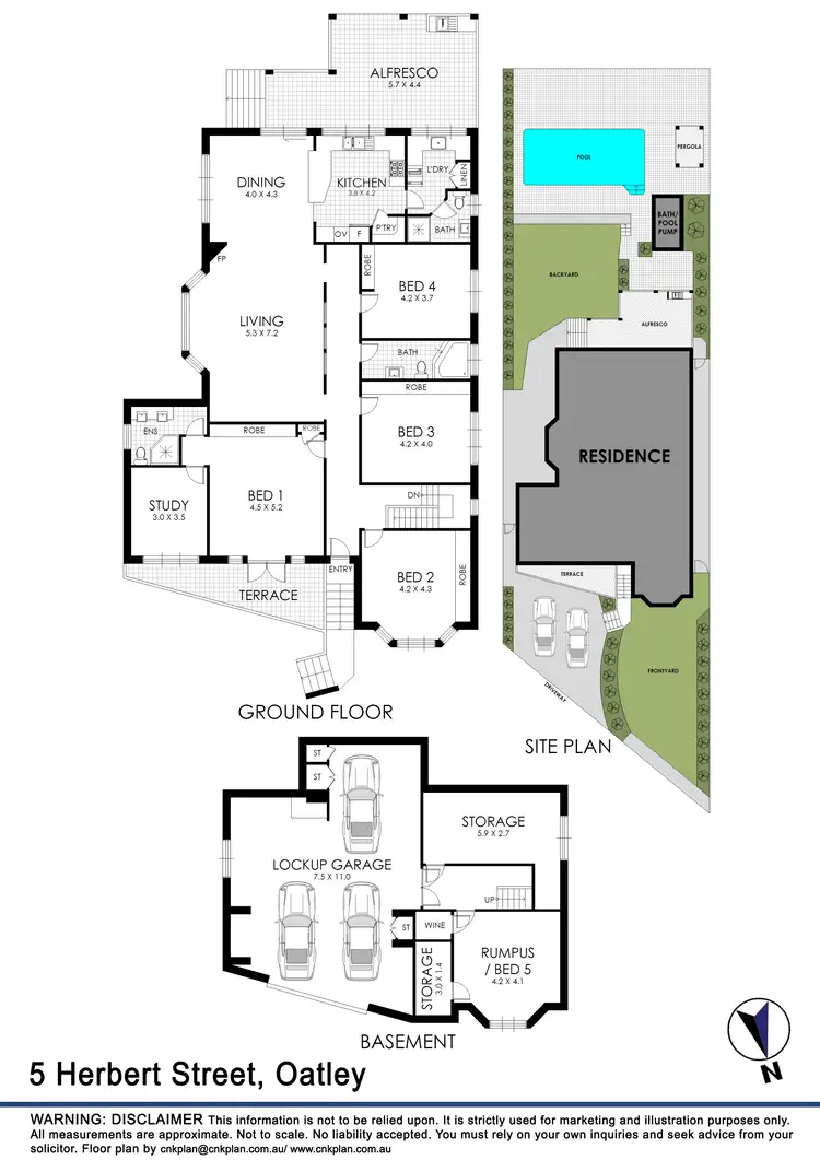 Floorplan of Homely house listing, 5 Herbert Street, Oatley NSW 2223