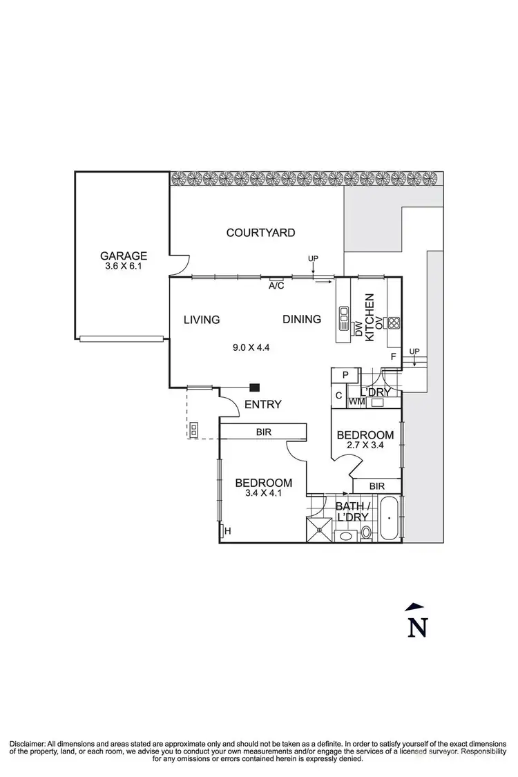 Floorplan of Homely unit listing, 2/32 Bass Street, Box Hill VIC 3128