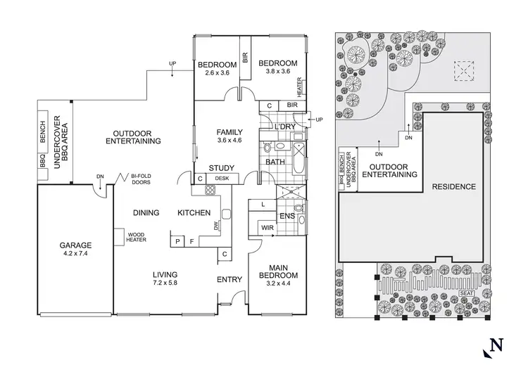 Floorplan of Homely house listing, 13 Southern Drive, Dingley Village VIC 3172