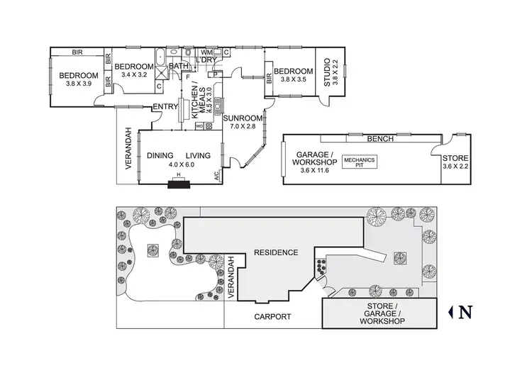 Floorplan of Homely house listing, 8 Virginia Court, Mentone VIC 3194