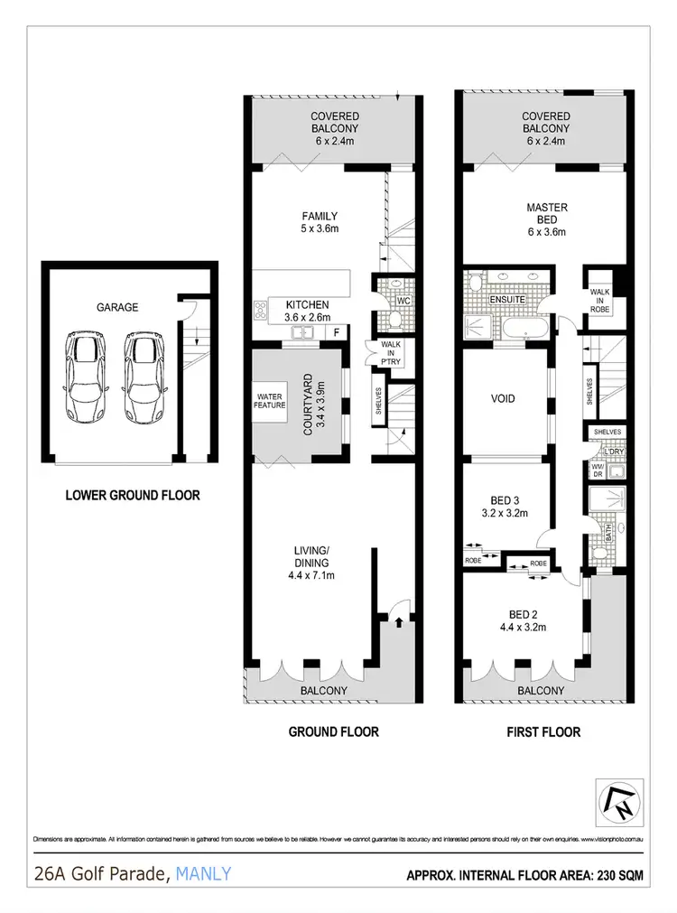 Floorplan of Homely house listing, 26A Golf Parade, Manly NSW 2095