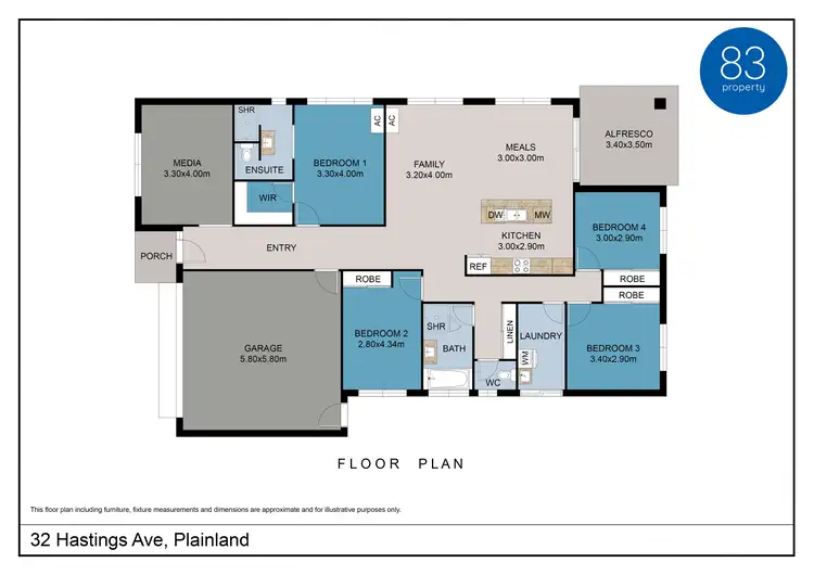 Floorplan of Homely house listing, 32 Hastings Avenue, Plainland QLD 4341