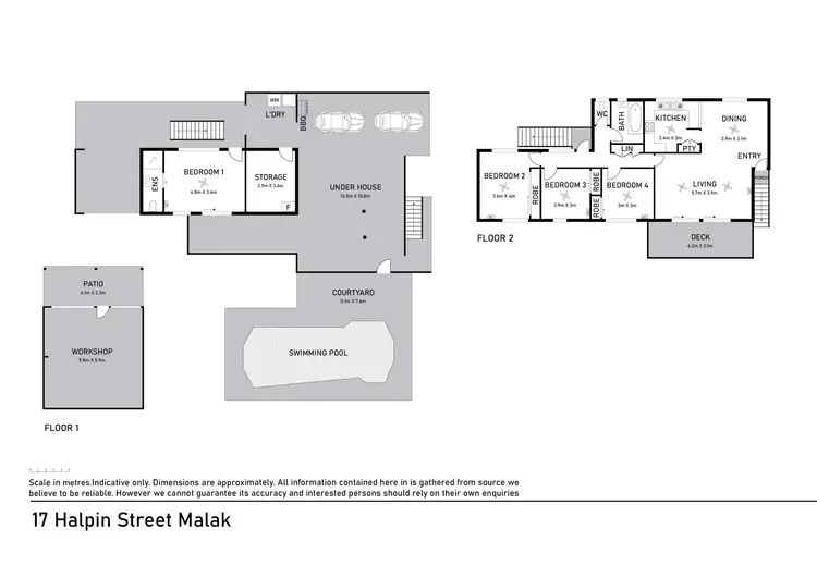 Floorplan of Homely house listing, 17 Halpin Street, Malak NT 812