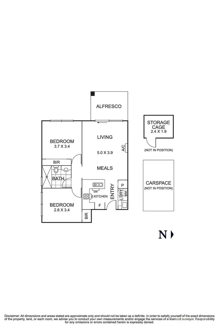 Floorplan of Homely apartment listing, 6/4 Browns Avenue, Ringwood VIC 3134