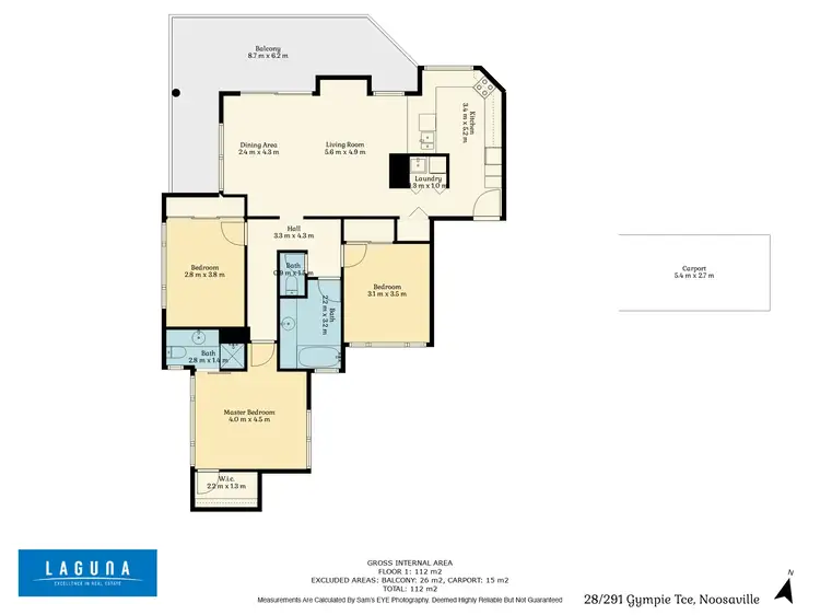 Floorplan of Homely unit listing, 28/291 Gympie Terrace, Noosaville QLD 4566