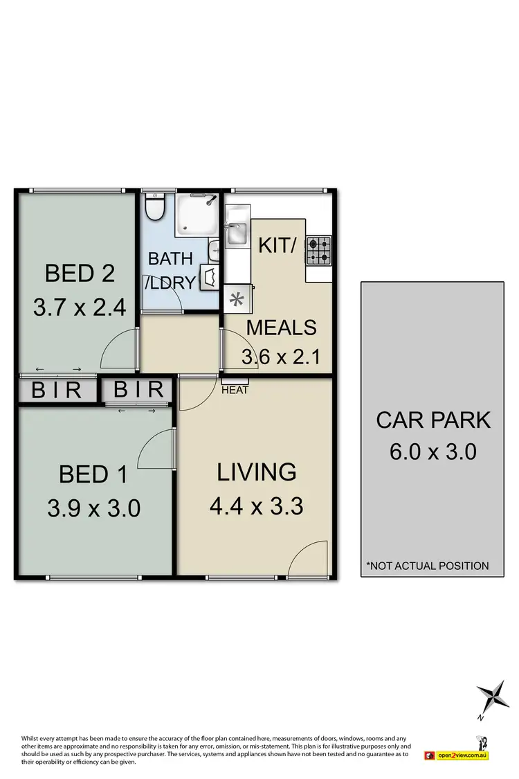 Floorplan of Homely apartment listing, 3/81 Melbourne Road, Williamstown VIC 3016