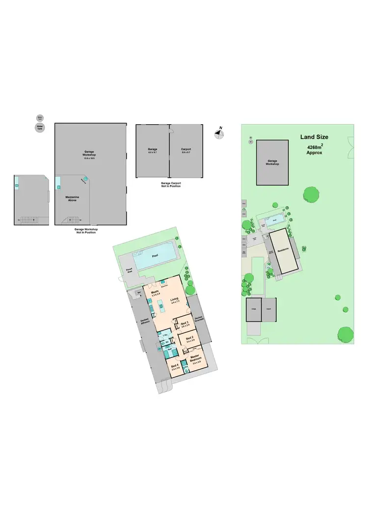 Floorplan of Homely house listing, 9 Station Street, Pyalong VIC 3521