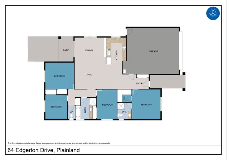 Floorplan of Homely house listing, 64 Edgerton Drive, Plainland QLD 4341