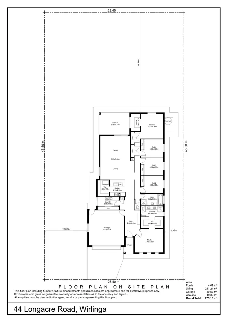 Floorplan of Homely house listing, 44 Longacre Road, Wirlinga NSW 2640
