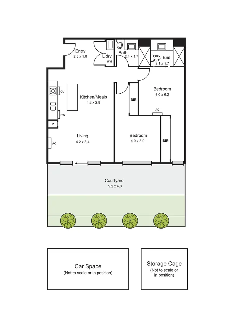 Floorplan of Homely apartment listing, 7/121 Murrumbeena Road, Murrumbeena VIC 3163