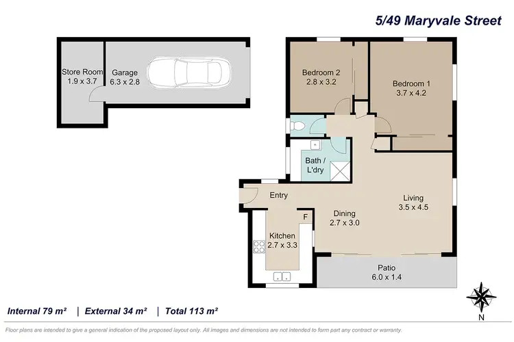 Floorplan of Homely unit listing, 5/49 Maryvale Street, Toowong QLD 4066