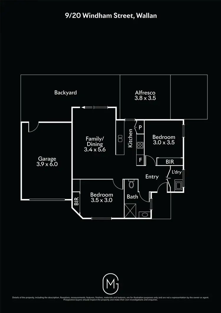 Floorplan of Homely unit listing, 9/20 Windham Street, Wallan VIC 3756