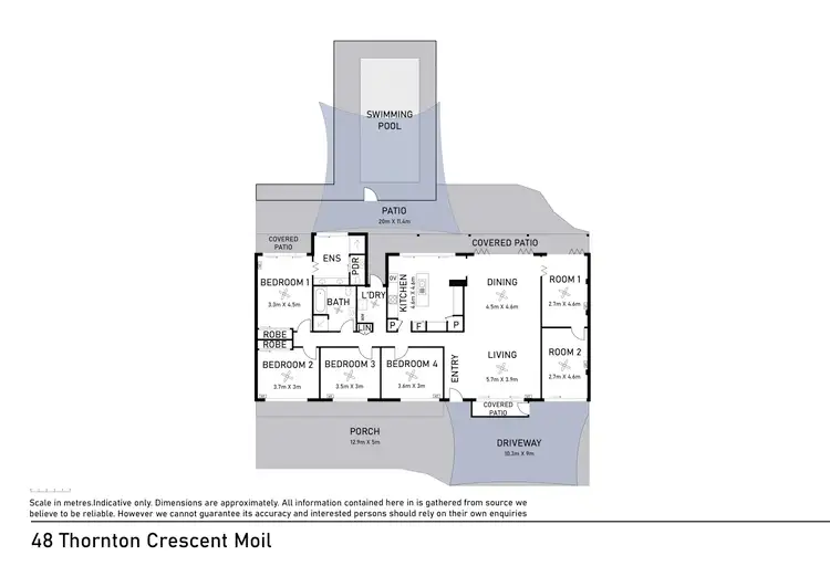 Floorplan of Homely house listing, 48 Thornton Crescent, Moil NT 810