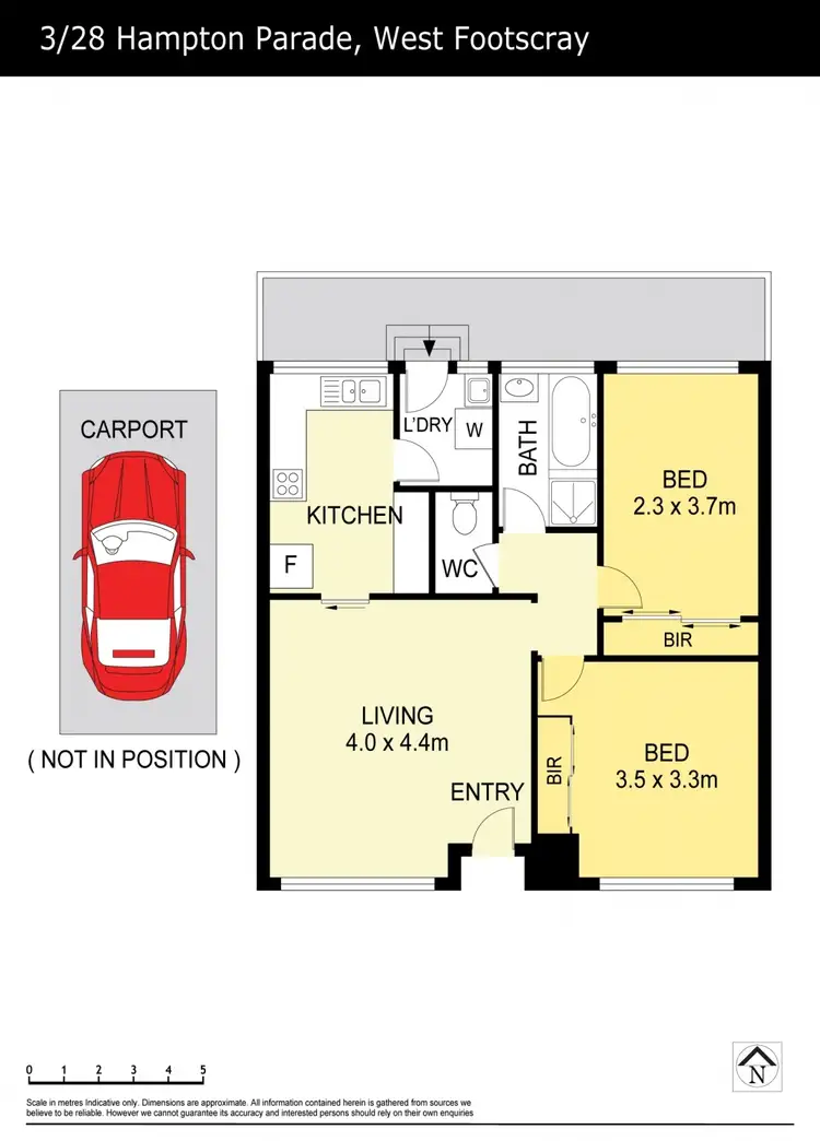 Floorplan of Homely villa listing, 3/28 Hampton Parade, West Footscray VIC 3012