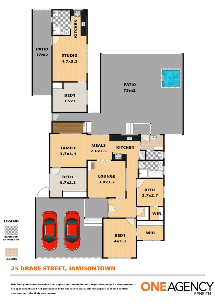 Floorplan of Homely house listing, 25 Drake Street, Jamisontown NSW 2750