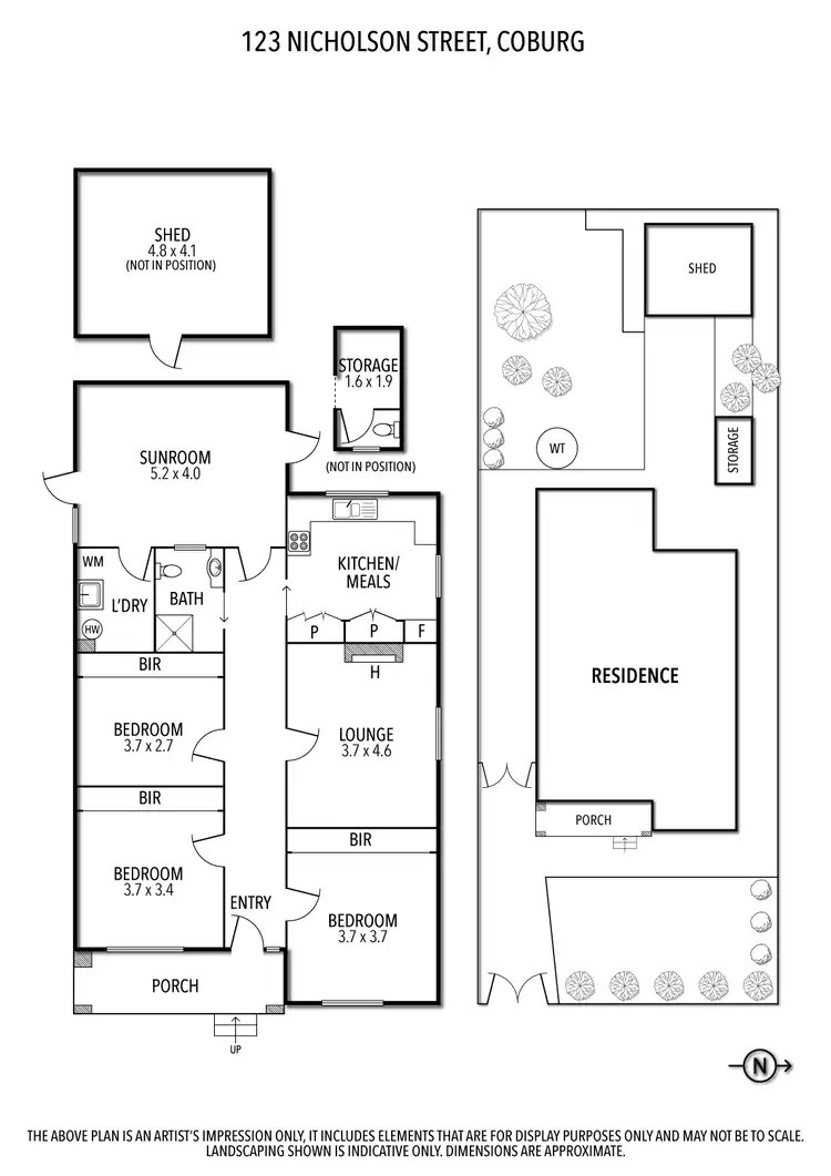 Floorplan of Homely house listing, 123 Nicholson Street, Coburg VIC 3058