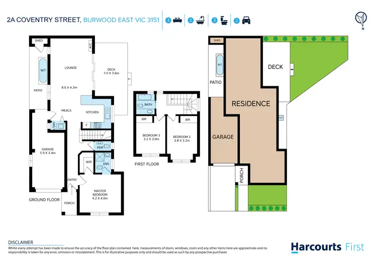 Floorplan of Homely house listing, 2A Coventry Street, Burwood East VIC 3151