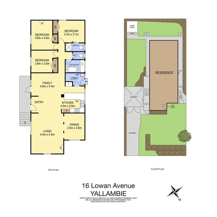 Floorplan of Homely house listing, 16 Lowan Avenue, Yallambie VIC 3085
