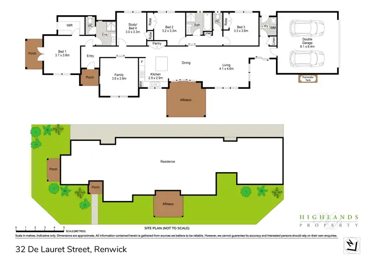 Floorplan of Homely house listing, 32 De Lauret Street, Renwick NSW 2575