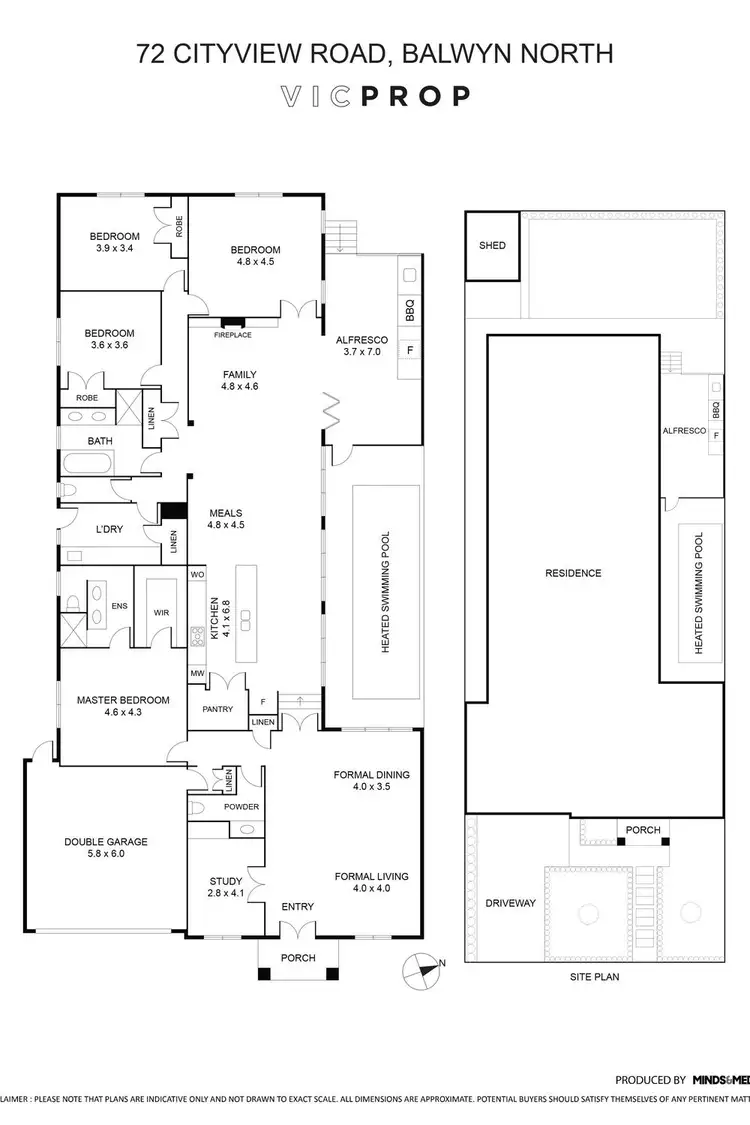 Floorplan of Homely house listing, 72 Cityview Road, Balwyn North VIC 3104