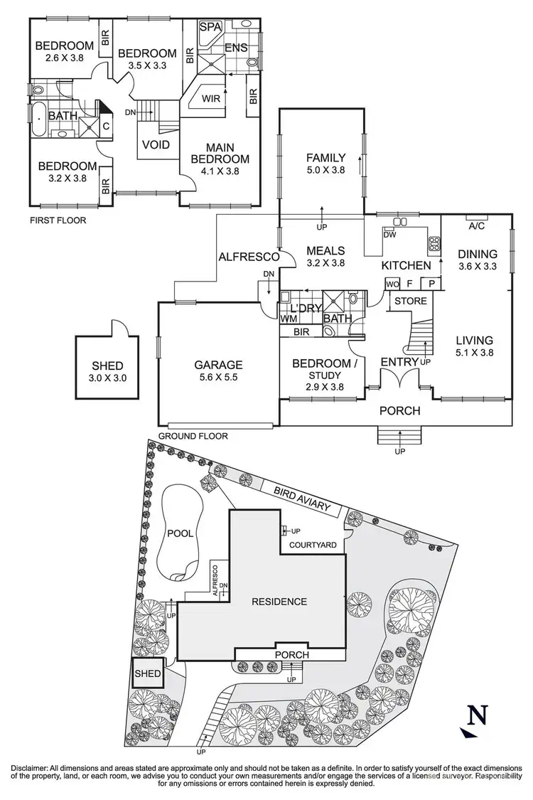 Floorplan of Homely house listing, 1 Dwyer Court, Donvale VIC 3111