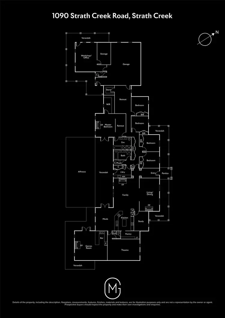 Floorplan of Homely house listing, 1090 Strath Creek Road, Strath Creek VIC 3658