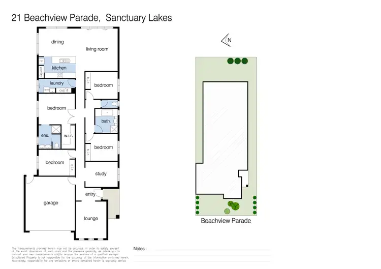 Floorplan of Homely house listing, 21 Beachview Parade, Sanctuary Lakes VIC 3030