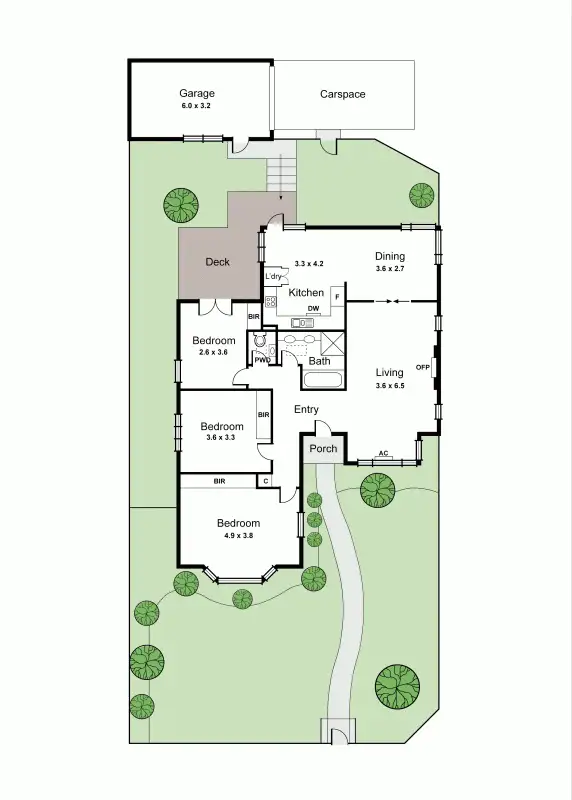 Floorplan of Homely house listing, 3 Baker Street, Murrumbeena VIC 3163