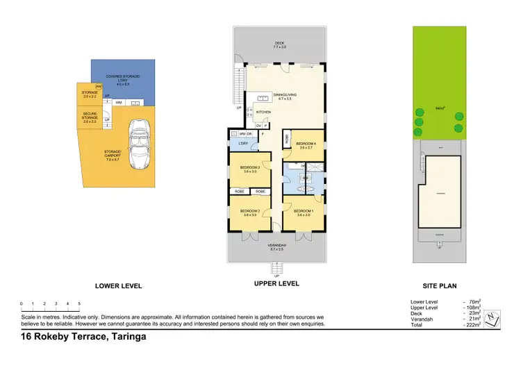Floorplan of Homely house listing, 16 Rokeby Terrace, Taringa QLD 4068