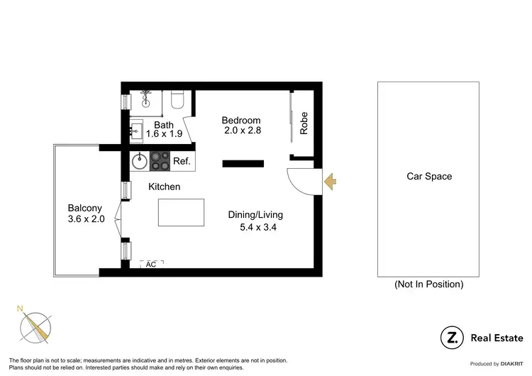 Floorplan of Homely apartment listing, 25/340 Beaconsfield Parade, St Kilda West VIC 3182