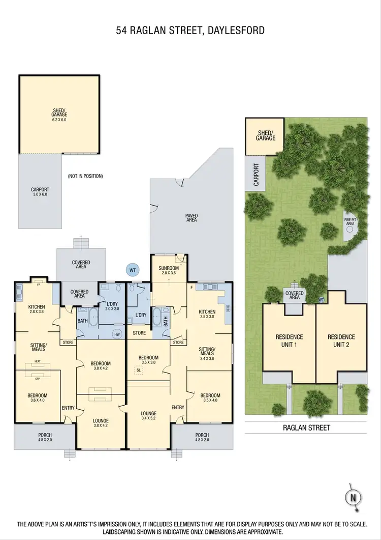 Floorplan of Homely house listing, 54 Raglan Street, Daylesford VIC 3460