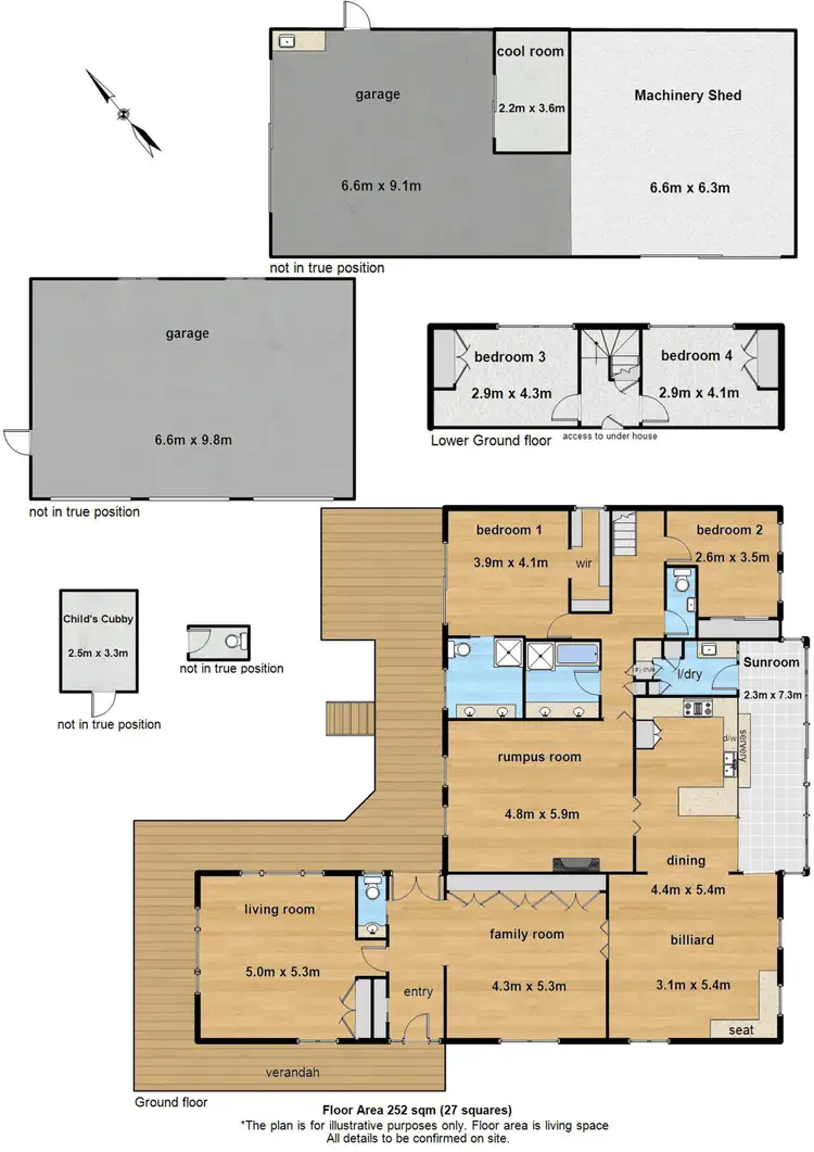 Floorplan of Homely house listing, 48 David Hill Road, Monbulk VIC 3793