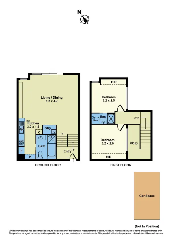 Floorplan of Homely apartment listing, 9/2 Thompson Street, Williamstown VIC 3016