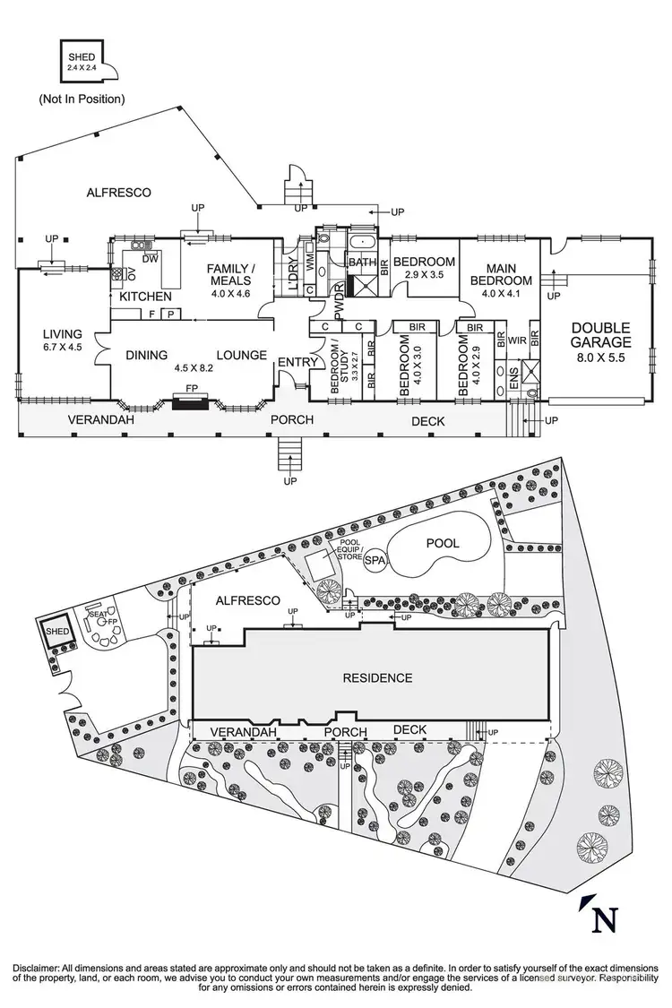 Floorplan of Homely house listing, 1 Glen Gully Road, Eltham North VIC 3095