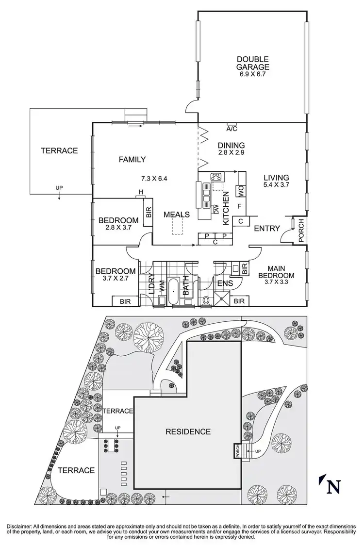 Floorplan of Homely house listing, 57 Polaris Drive, Doncaster East VIC 3109
