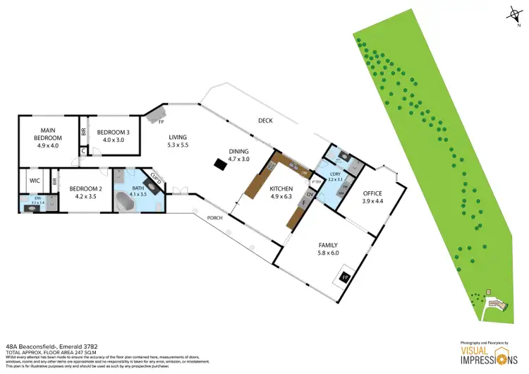 Floorplan of Homely house listing, 48A Beaconsfield Emerald Road, Emerald VIC 3782